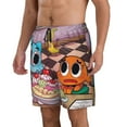 thumbnail image 2 of Amazing World of Gumball Men's Swim Trunks Quick Dry Beach Board Shorts with Pockets Mesh Lining Bathing Suits, 2 of 7