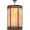 thumbnail image 2 of Meyda 157381 24 in. Estancia Pendant, Mhbrz, Silver Mica & Nat Horn Acrylic, 2 of 5