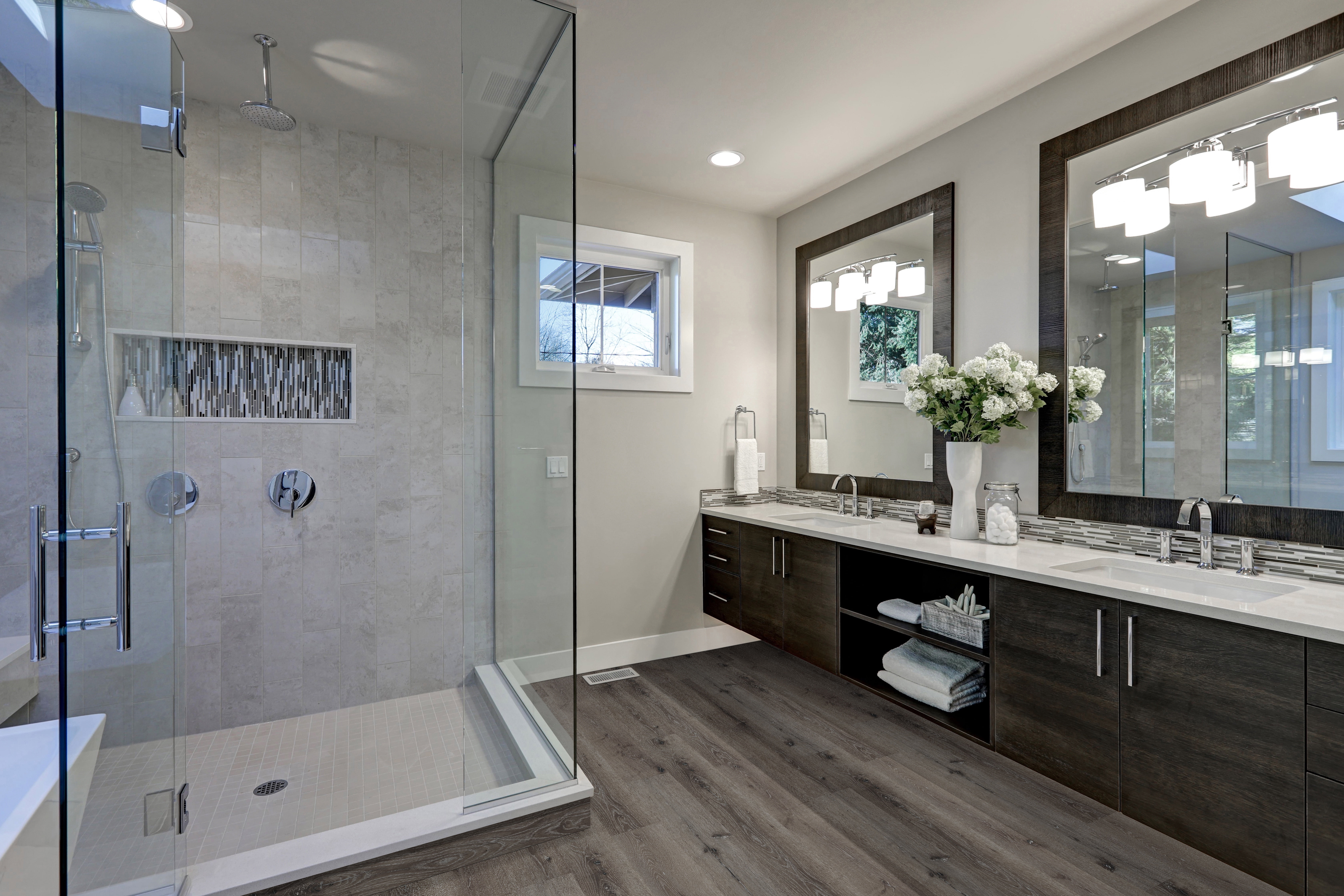 (2 pack) Aldhurst Carbon Earth 7x42 Waterproof Rigid Core LVT Flooring 12.6 Sq. ft.