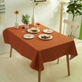 Asahi Table Cloth Solid Color Simple Waterproof Solid Color Coffee