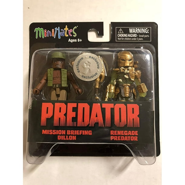 MiniMates Predators Mission Briefing Dillon & Renegade Predator