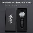 thumbnail image 3 of openpig Electric Lighter Watch Men's Casual Wristwatches with Windproof Flameless Cigarette Cigar Lighter USB Rechargeable, B, 3 of 4