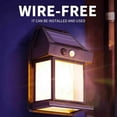 thumbnail image 5 of Harlier Solar Powered Wall Lanterns Outdoor, Dusk to Dawn Motion Sensor LED Sconce Lights Waterproof, Exterior Front Porch Security Lamps Wall Mount Patio Fence Decorative Light Fixtures, 5 of 6