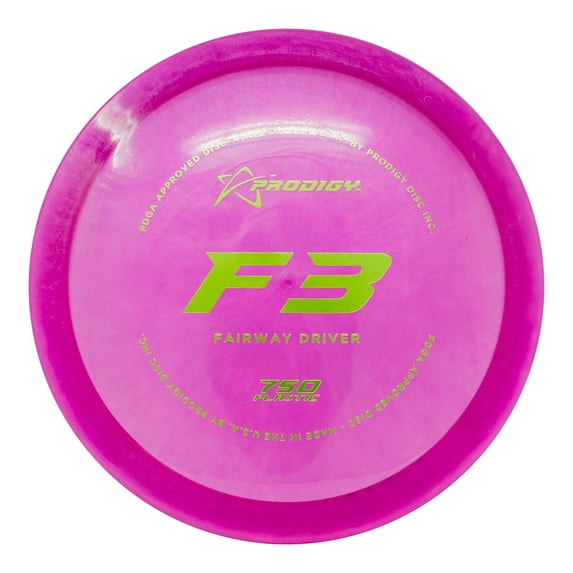 Prodigy Disc 750 F3 | Stable Disc Golf Fairway Driver | Extremely Durable | Great Disc for All Skill Levels | Colors May Vary (170-176g)