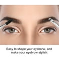 thumbnail image 3 of Unique Bargains 5pcs Soft Double Sided Eyebrow Brush Angled Eye Brow Brush Eyelash Extension Brush Silver Tone White, 3 of 6