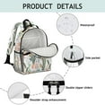 thumbnail image 4 of Pioneer Flower Floral Print Pattern Backpack for School,Cute School Bag,Schoolbag with Adjustable Shoulder Straps & Padded Back,15.25"x11.5"x5.25", 4 of 5