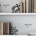 thumbnail image 4 of Craftnamesign Custom Science Metal Bookends for Shelves, Chemistry Book Shelf Holder, 4 of 4