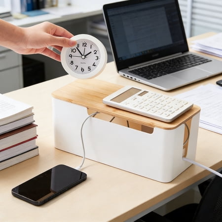 fsxdhpcsgfc Management For Desk Small Size Cord Organizer With Base Wire For Home Desktop Suitcase Bags for Storage Bed Linen Storage Storage Boxes for Clothes Blanket Storage Tote Organizers And