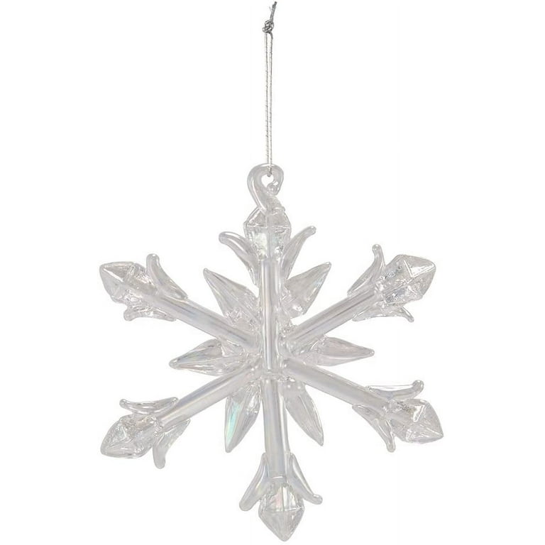 Kurt Adler Set of 6 Snowflake Ornaments