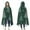 Dark Green Christmas, variant on Wearable Blanket,Dark Green Christmas Tree Pattern Hooded Wearable Flannel Blanket for Adults & Teens,Winter Poncho Shawl Wrap Cape Cozy Anti-Pill,60"x80"
