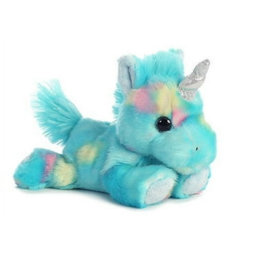 "Aurora - 7"" Oversized Plushie Jellyroll Unicorn - Vibrant Pink Stuffed Animal" - Walmart.com