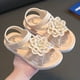 thumbnail image 1 of Toddler Baby Girls Cute Flower Non Slip Sandals, Girls Kids Outdoor Soft Sole Open-toe Sandals With Hook And Loop Fastener For Summer, 1 of 4