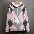 thumbnail image 3 of HELLO KITTY Hoodie with Pocket Anime for Men Women Couple Gift, 3 of 7