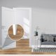 thumbnail image 4 of 6-Pack Wooden Door Stoppers for Flooring, Parquet Protection, Adhesive Design, Natural Oak Finish, 4 of 5