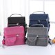 thumbnail image 1 of Large capacity double-layer thermal lunch bag, grey, 24*16*22cm., 1 of 5