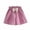 Pink, variant on Girls' Pleated School Shorts with Bow Detail - Cute High Waist Pull-On Skort for Spring Summer Uniform & Casual Daily Wear