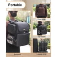 thumbnail image 4 of Bolsa de viaje Relavel Hair Stylist, bolsa de viaje, negra, 4 of 8