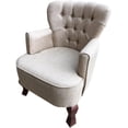 thumbnail image 1 of Sillón Capitone Individual Retro Vintage 100% Artesanal Madera Pino Dareka Wood Oreo, 1 of 1