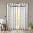 thumbnail image 4 of Fretwork Print Grommet Top Window Curtain Panel(Only 1 Pc Panel) On-Site, 4 of 12