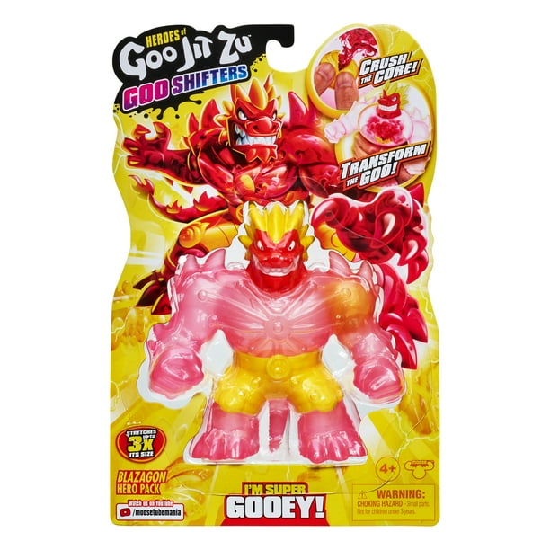Heroes of Goo Jit Zu Goo Shifters Hero, Super Stretchy, Super Squishy Goo Filled Toy with a