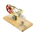 thumbnail image 4 of Stirling Engine Electric Generator Model LED Flywheel Science Experiment for Adults Kids School, 4 of 7