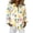 White, variant on Hawaiian Womens Shirt Floral Long Sleeve Button Down Shirt Soft Cool Summer Hawaii Shirts