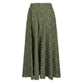 thumbnail image 5 of HomeGardon Maxi Skirts for Women Long Skirts Summer Women's Casual Flowers Printed -line Elastic Waist Skirt,S-XXXL, 5 of 5