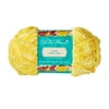 Pioneer Woman 96 yd Super Bulky Tonal Velvet Yarn, 100% Polyester, Yellow