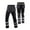 A_ Dark Gray, variant on Mens Strength Utility Cargo Work Pant - Multi Pockets and PE Reinforced Knees Tactical Pants Color Block Construction Pants Gray S
