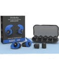 thumbnail image 1 of Bouchons d'Oreille Antibruit pour le Sommeil, 6 Paires de Bouchons d'Oreille Réutilisables en Silicone + Éponge, Parfaits pour Dormir, Travailler, Étudier, Protection Auditive Confortable, 1 of 5