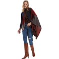 thumbnail image 3 of Châle Imprimé pour Femmes Poncho Ouvert à la Mode, 3 of 6