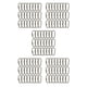 thumbnail image 2 of Advancent Paquete de 24 ganchos para llavero de mosquetón con anillo en D, mosquetones para mochila, Clips, soporte para llavero, regalos, plata Type2 NO2, 2 of 6