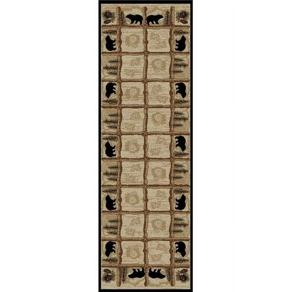 Mayberry Rug HS7472 2X8 2 ft. 3 in. x 7 ft. 7 in. Hearthside Toccoa Area Rug, Multi Color