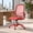 Red, variant on Bananister Office Desk Chair, Ergonomic Mesh Task Chair with Flip-up Arms, Lumbar Support, Rocking Function, Red