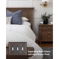 thumbnail image 2 of ZILLSEA Triple Toggle Switch Wall Plate, Decorative Aged Bronze Light Switch Cover, Metal Switch Plate Cover, 3-Gang, 2 Pack, 2 of 7