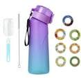 thumbnail image 1 of Water Bottle With 7 Pods, 650ML Fruit Water Bottle, 0% Sugar Water Cup, Sports Water Cup, 1 of 2