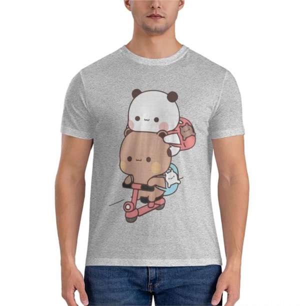 Camiseta de algodón para hombre camisa de patinaje BUBU DUDU EssentialEssential color negro blanco liso