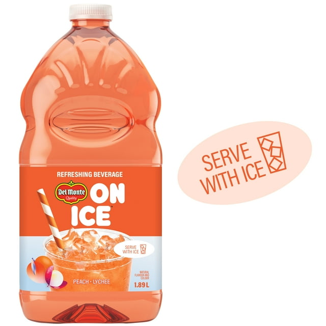 Breuvage rafraîchissant pêche et litchi