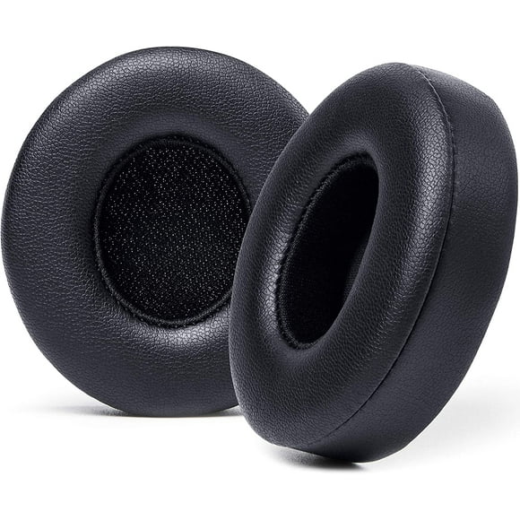 WExtra Thick Replacement Earpads for Beats Solo 2 & 3 by Wicked Cushions - Ear Pads for Beats Solo 2 & 3 Wireless ON-Ear Headphones - Soft Leather,