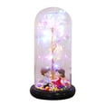 thumbnail image 1 of Flor de LED Zulema Centro de mesa hecho a mano Colorido Blanco, 1 of 8