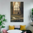 thumbnail image 6 of Andrew Wyeth The Window Painting Art Poster Wall Art Picture Painting Poster Canvas Print Posters Artworks Bedroom Living Room Decor 24x36inch(60x90cm), 6 of 6