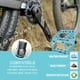 thumbnail image 4 of Pedales planos para MTB BUCKLOS, 29 x 29 x 4 cm, antideslizantes, color azul, 4 of 6