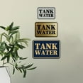 thumbnail image 3 of Signs ByLITA Classic Framed Tank Water Door or Wall Sign | Eco-Friendly Home Sign (Brushed Gold) - Small, 3 of 9