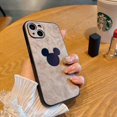 thumbnail image 1 of Funda de cuero con espejo de tocador para iPhone, carcasa trasera de Mickey Mouse de Disney para iPhone 14, 13, 12, 11 Pro Max, Mini, XR, XS MAX, 8, X, 7 Fivean unisex, 1 of 2