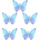 thumbnail image 1 of 5 piezas de mini horquillas SSuperp mariposa azul, 1 of 5