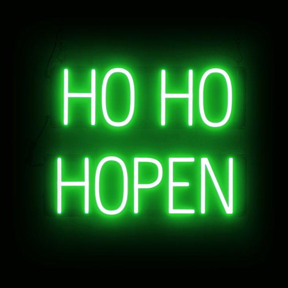 Ho Ho Ho Lighted Sign