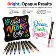 thumbnail image 4 of RAISTYW 24 Colors Wet Erase Markers, Liquid Chalk Markers for Blackboards, 6mm Tip, for Chalkboards Signs, Windows, Blackboard, Glass, 4 of 8