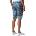 thumbnail image 3 of INSPIRE CHIC Graphic Printed Shorts for Mens Summer Retro Flat Front Boho Floral Shorts 32 Blue, 3 of 5