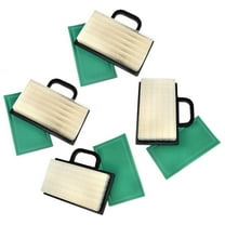 HQRP 4-pack Air Filter Cartridge w/ Pre-cleaner for Cub Cadet RZT 22 / RZT22 50" Zero Turn Riding Mower, 499486S 273638S Replacement