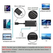 Universal Mhl Micro Usb To Hdmi Cable 1080 P Hd Tv Adapter For Android Phones Accessories